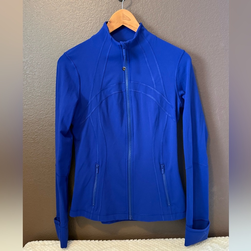 lululemon athletica Women's Full Zip Define Jacket (Size 8) — Royal Blue